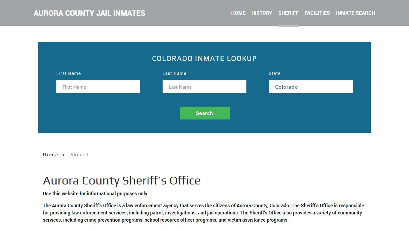 Arapahoe County Sheriff, CO Arrest Warrant Lookup